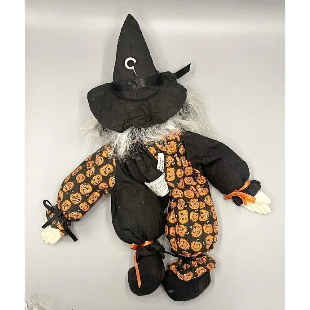 Vintage Halloween Witch Doll 1992 Joelson Industries Fall Decoration Plush